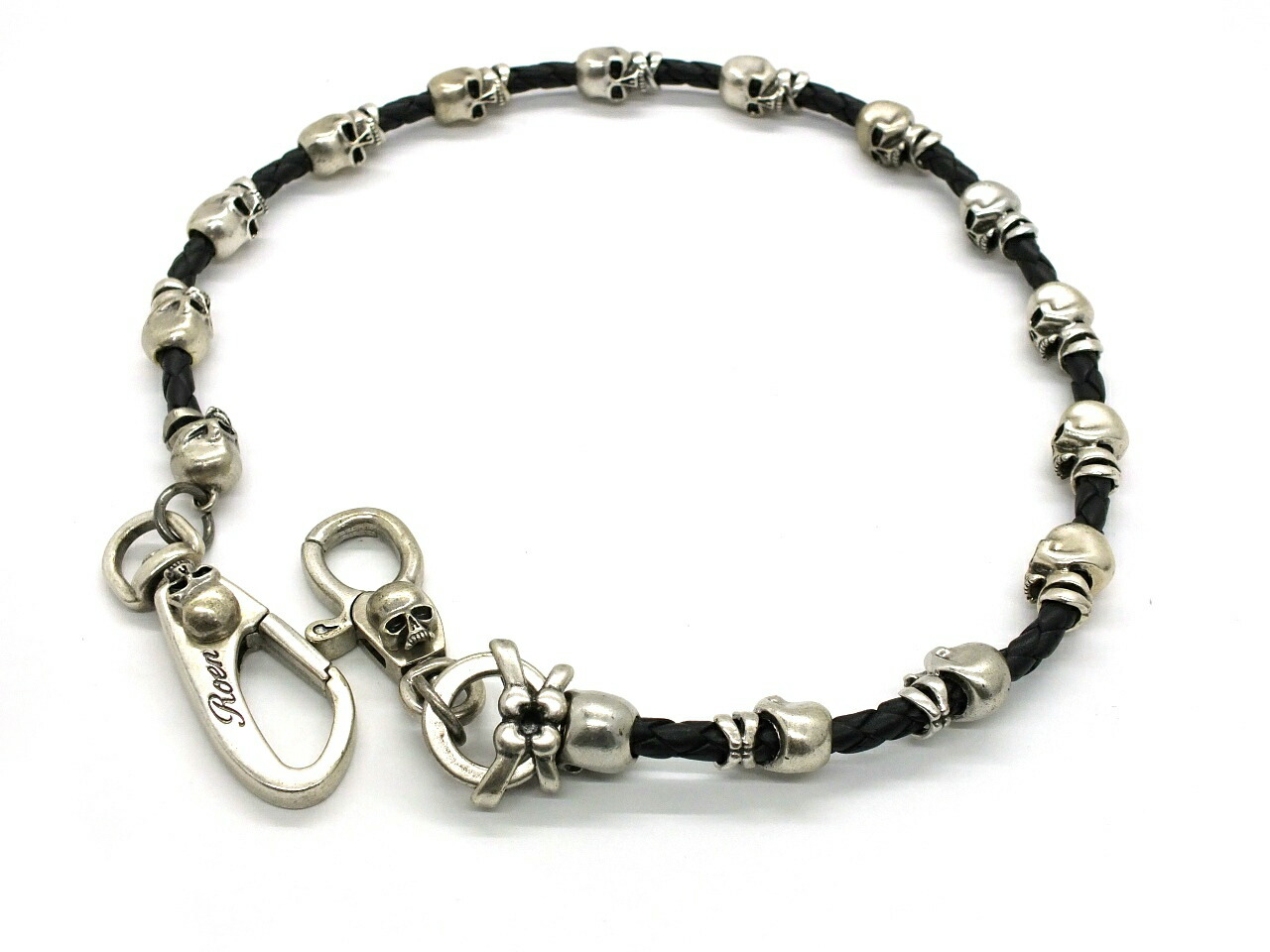 楽天市場】【中古】Roen スカル ウォレットチェーン 