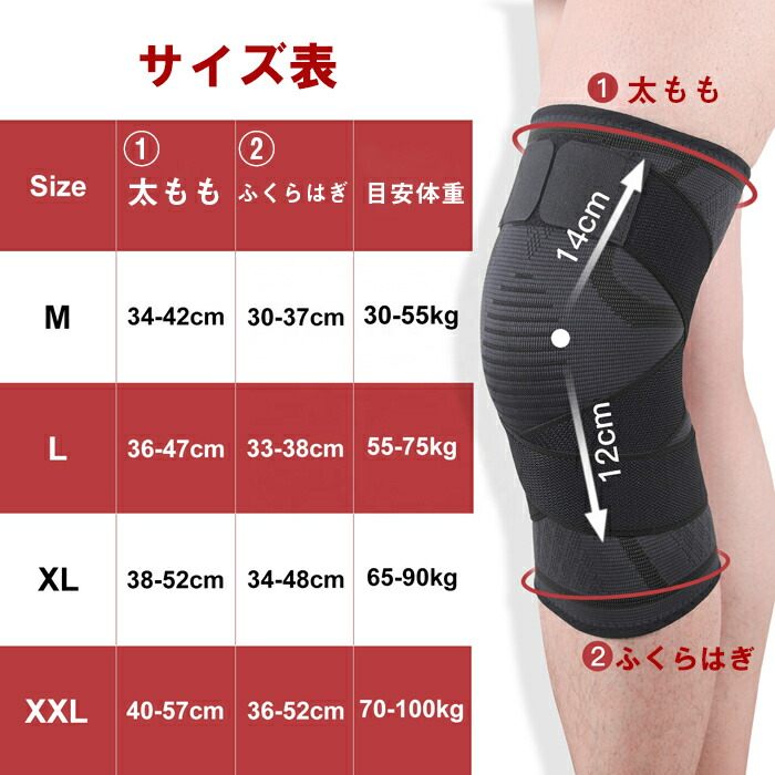 楽天市場】膝サポーター ひざ サポーター 膝 ひざ ランニング クロス