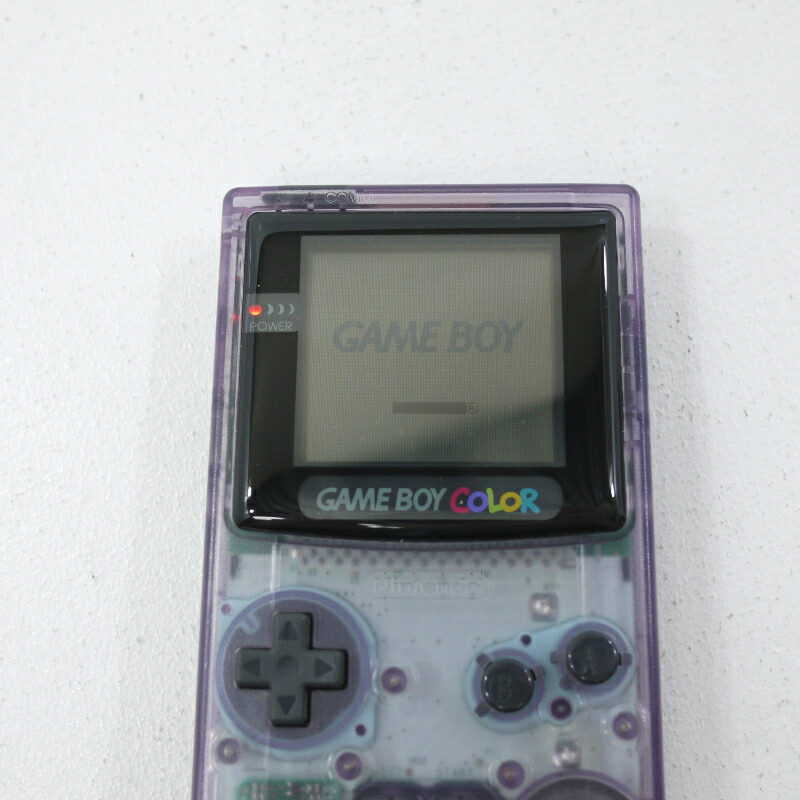 楽天市場】【中古】GAME BOY COLOR ゲームボーイカラー クリアパープル