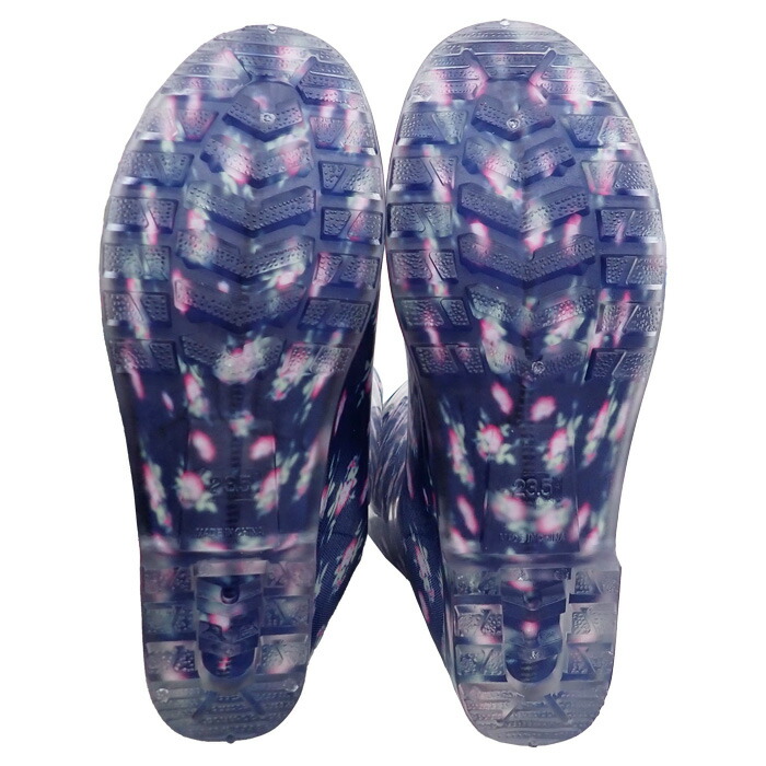 楽天市場】プラ長靴 花柄 ブルー レディース : 農薬・資材・農機のお