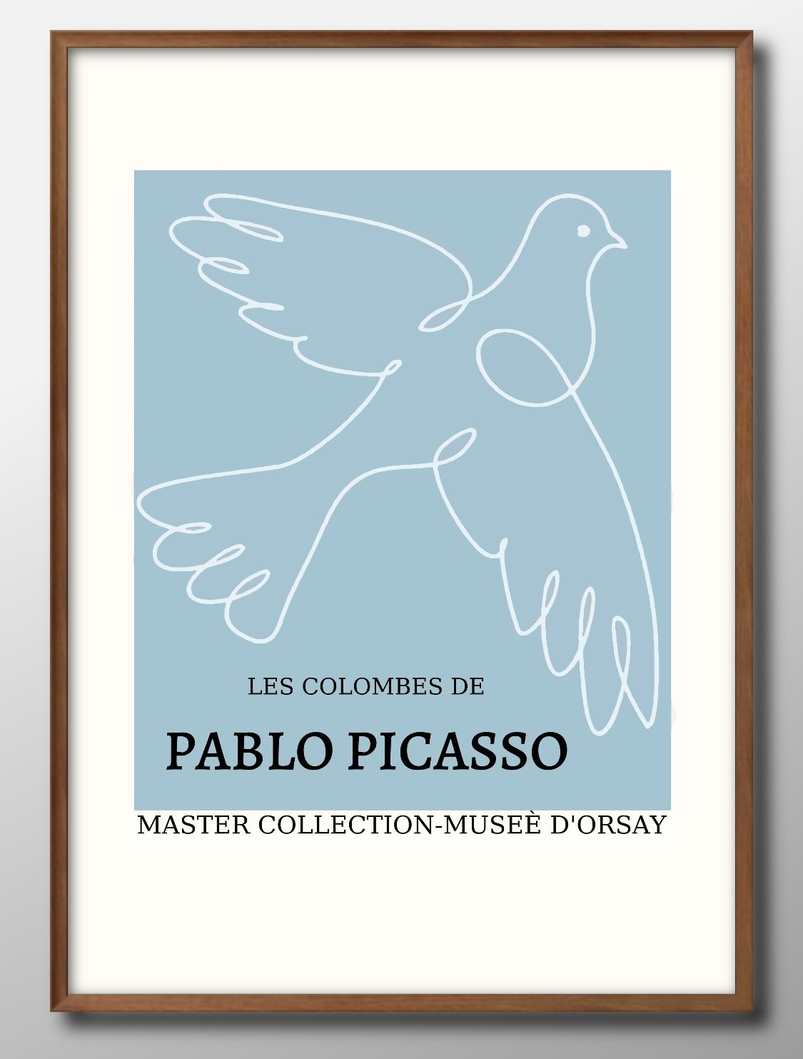 楽天市場】パブロ ピカソ ブルー 鳥 平和の鳩 A3 サイズ ポスター