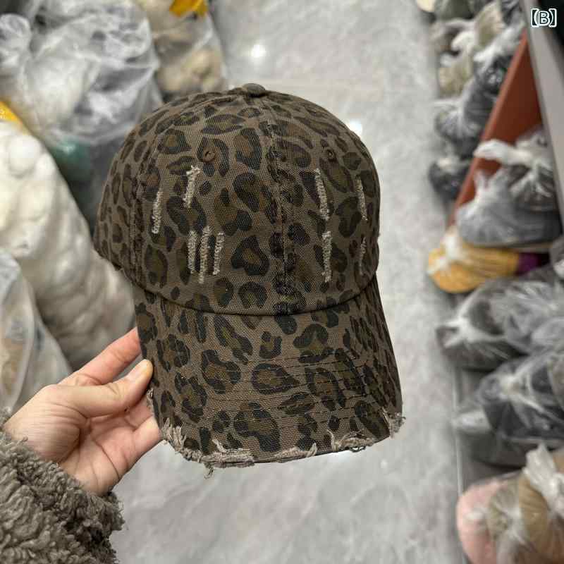 楽天市場】キャップ 帽子 ヒョウ柄 レオパード カジュアル おしゃれ