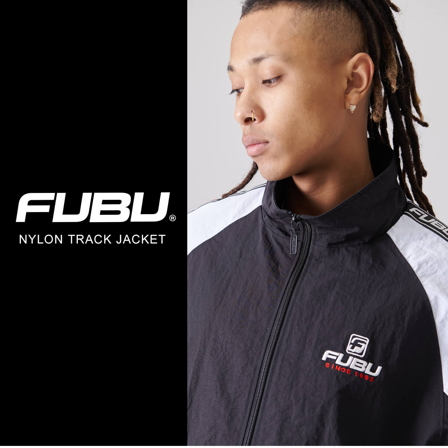 楽天市場】FUBU フブ ジャケット メンズ 長袖 ナイロンジャケット