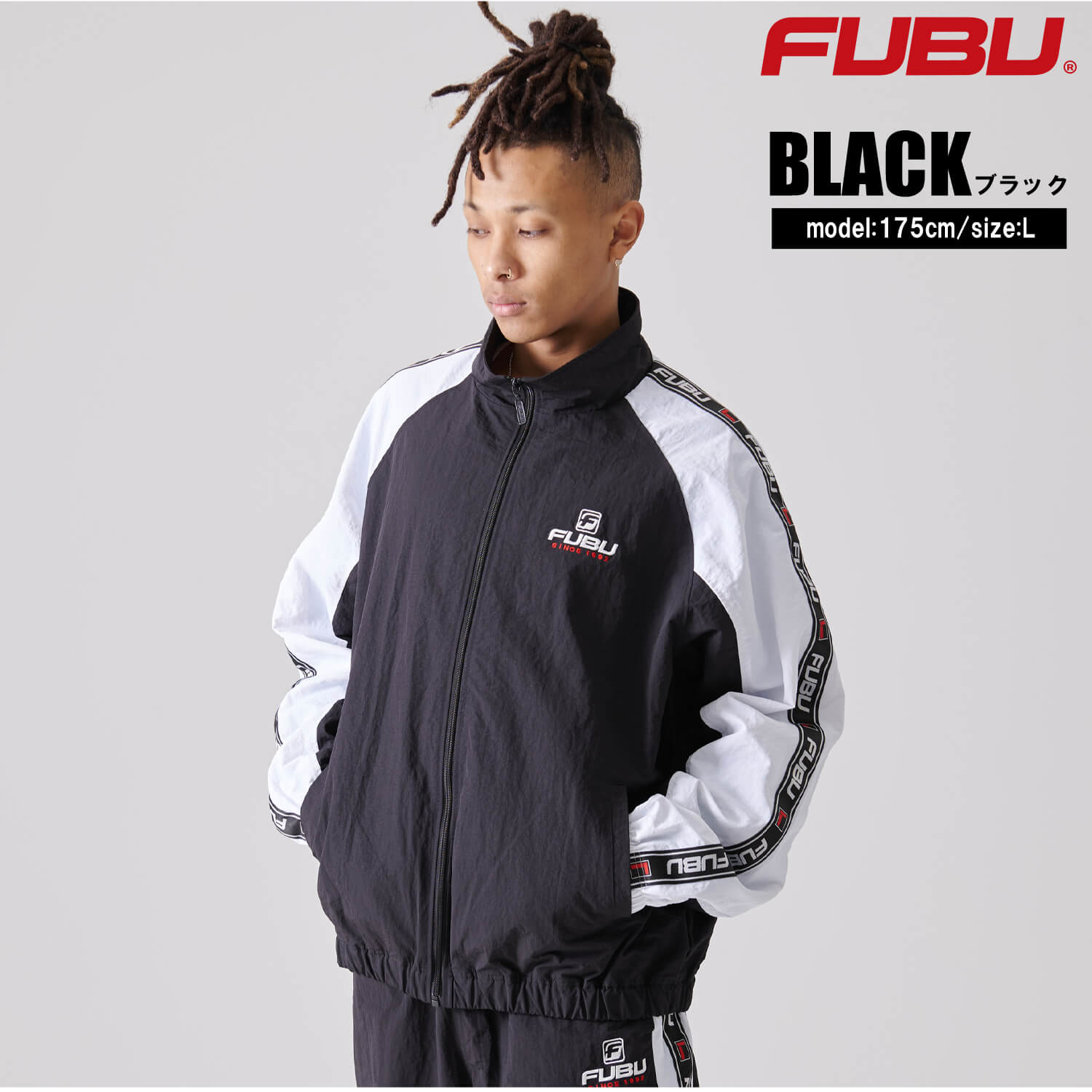 楽天市場】FUBU フブ ジャケット メンズ 長袖 ナイロンジャケット