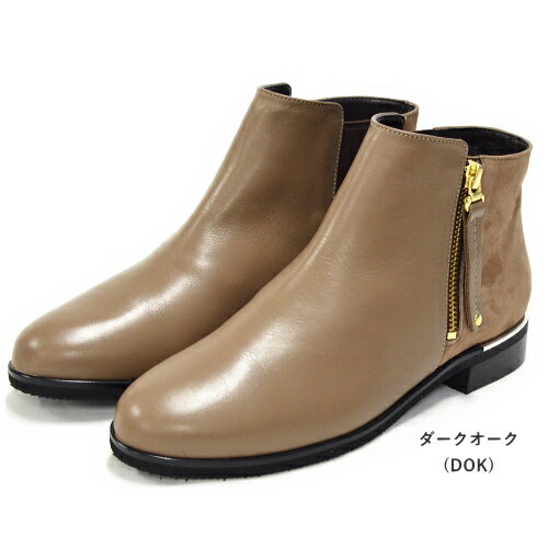 楽天市場】サイドジップ ショートブーツ 日本製 本革 Celica by