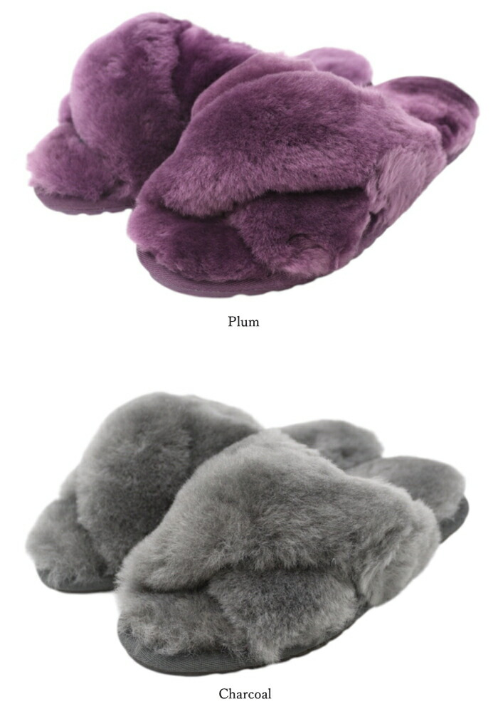 楽天市場】EMU Australia エミュー ファーサンダル メイベリー