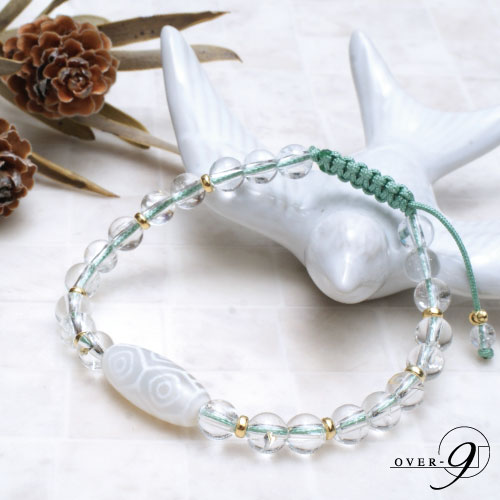 龍眼天珠紐ブレス　純銀シルバー 最高のパワー権力 金運財運 魔除け 幸福呼ぶ❣️ 龍眼天珠紐ブレス 純銀シルバー 最高のパワー権力 金運財運 魔除け