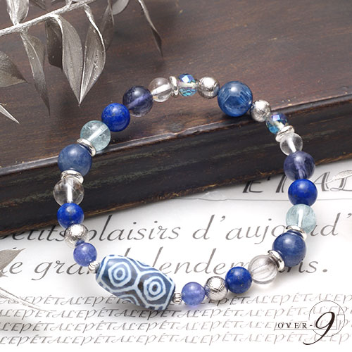 楽天市場】【Tempest〜嵐〜 『老玉髄 青 龍眼天珠ブレスレット