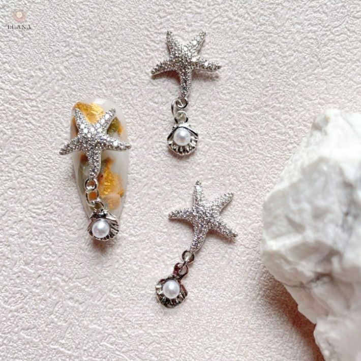 楽天市場】ポイント5倍ネイルパーツ シェル チャーム 1個 キラキラ