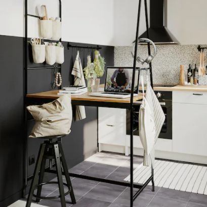 楽天市場】IKEAイケア HÅVERUD ホーヴェルードテーブル はしご収納付き