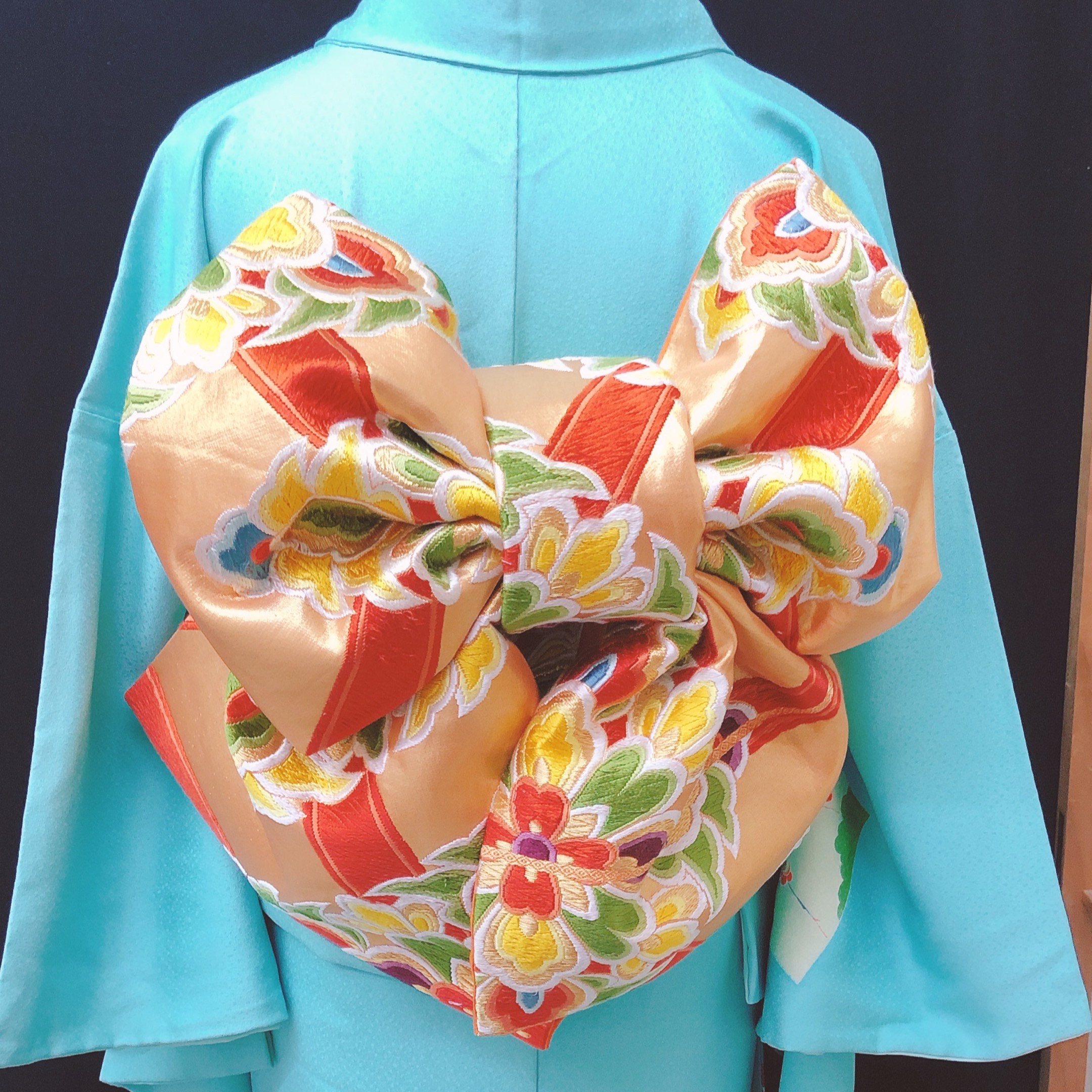 楽天市場】胡蝶結び（二部式作り帯）お仕立て加工賜ります。振袖 成人