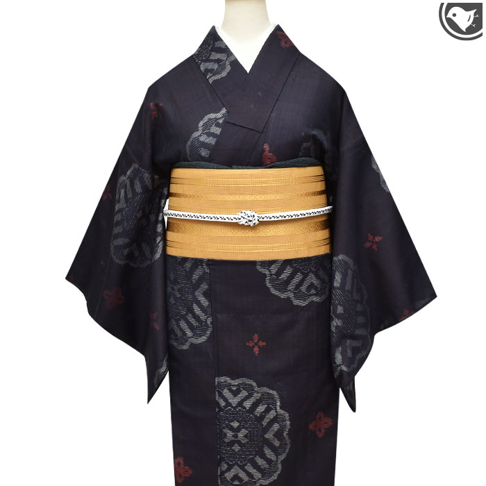 楽天市場】博多帯 夏帯 紗献上 黒木織物 謹製 五献上柄 紗 もじり織 金