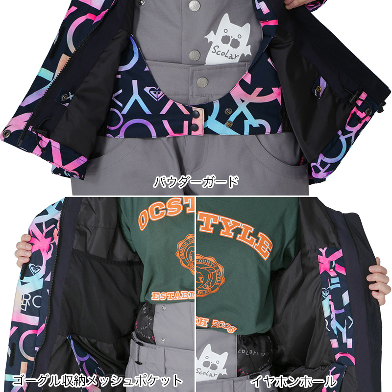 楽天市場】ROXY/ロキシー レディース スノーボードウェア ジャケット