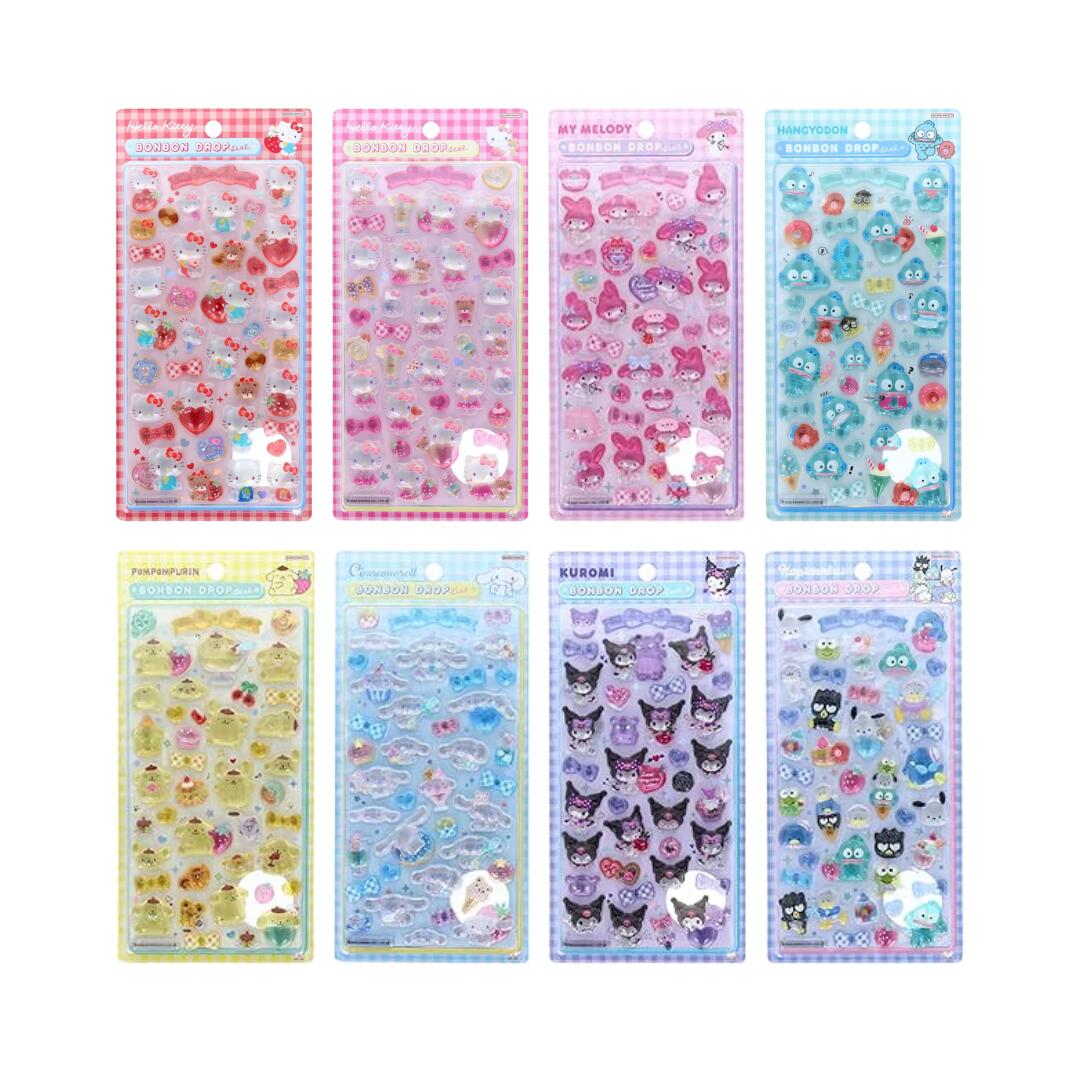 楽天市場】【第二弾】サンスター文具 ボンボンドロップシール サンリオ