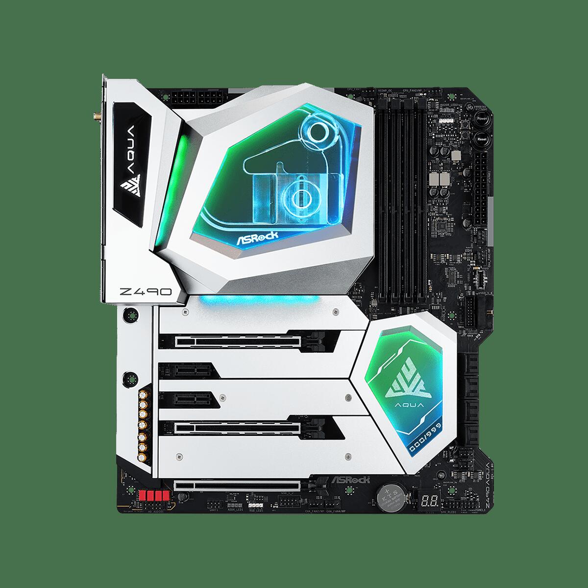 楽天市場】Z490 AQUA ASRock(アスロック) LGA 1200 Intel Z490 水冷