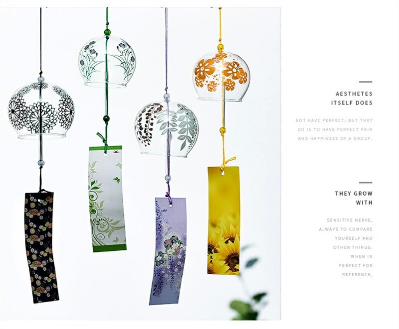 楽天市場】風鈴 ウィンドチャイム ガラス 江戸風鈴 風鈴 4個～10個