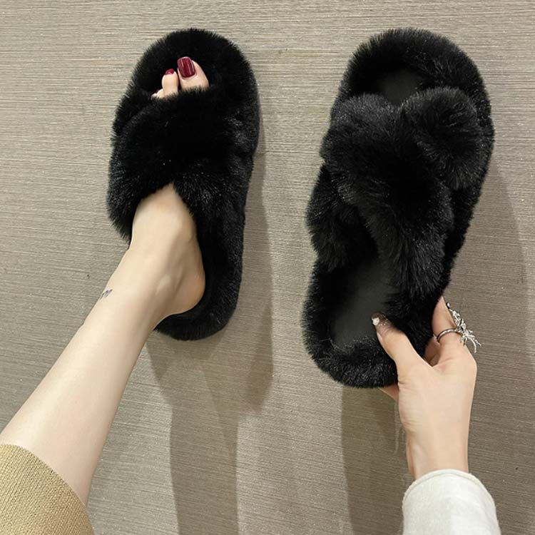 楽天市場】ファーサンダル 厚底 冬 あったか サンダル 歩きやすい 履き