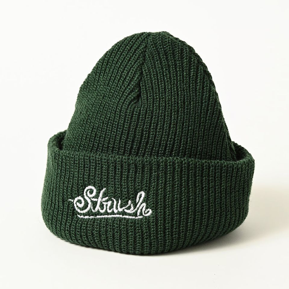 楽天市場】【 STRUSH / SIGNATURE EMB BEANIE / DARK GREEN 】 スト