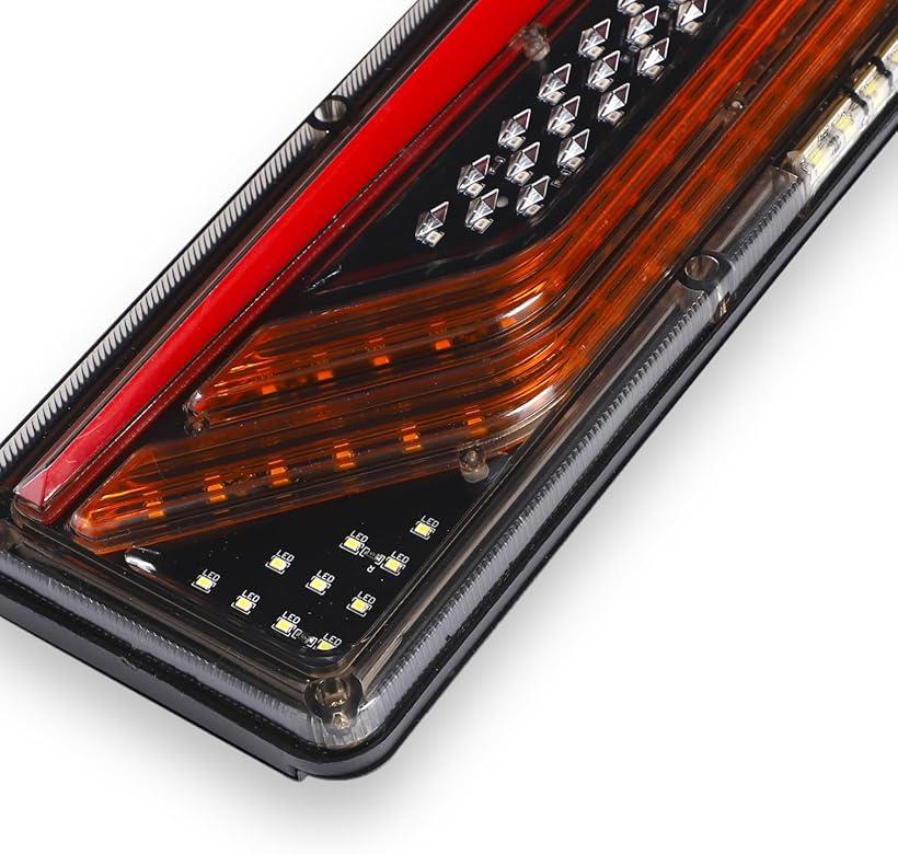 楽天市場】互換品 V字型 トラック LED テールランプ 左右セット 流れる