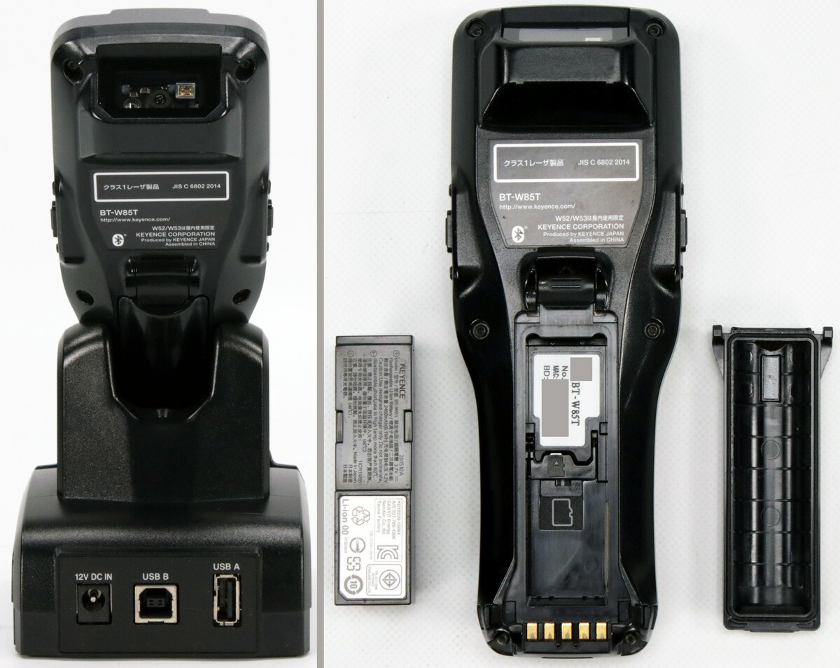 W609 KEYENCE キーエンス BT-W80 バーコードリーダー 9台 W609 KEYENCE