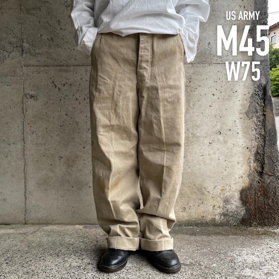 楽天市場】AR11 本物 アメリカ軍 US ARMY M45 45カーキ チノパン チノ
