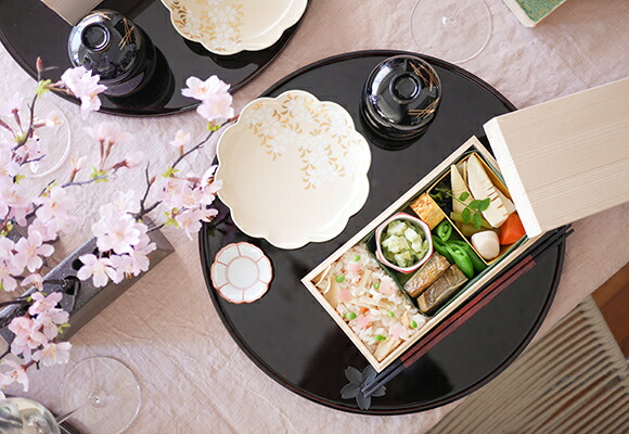 楽天市場】金彩白盛桜絵 花型五寸皿 : TABLE ＆ STYLE