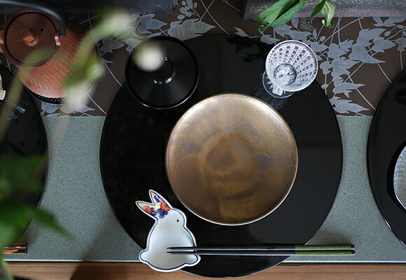 楽天市場】古伊万里様式 うさぎ型豆小皿（青） : TABLE ＆ STYLE