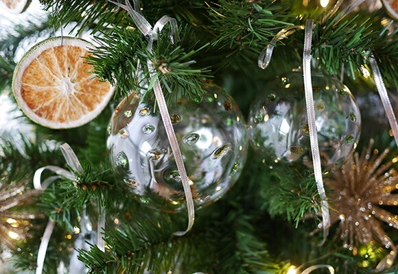 ガラスオーナメント 11ヶセット ガラスベルオーナメント[CHRISTMAS
