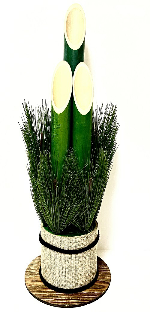 楽天市場】秀〆 門松 材料 土台 門松 60cm 玄関 販売 ハンドメイド