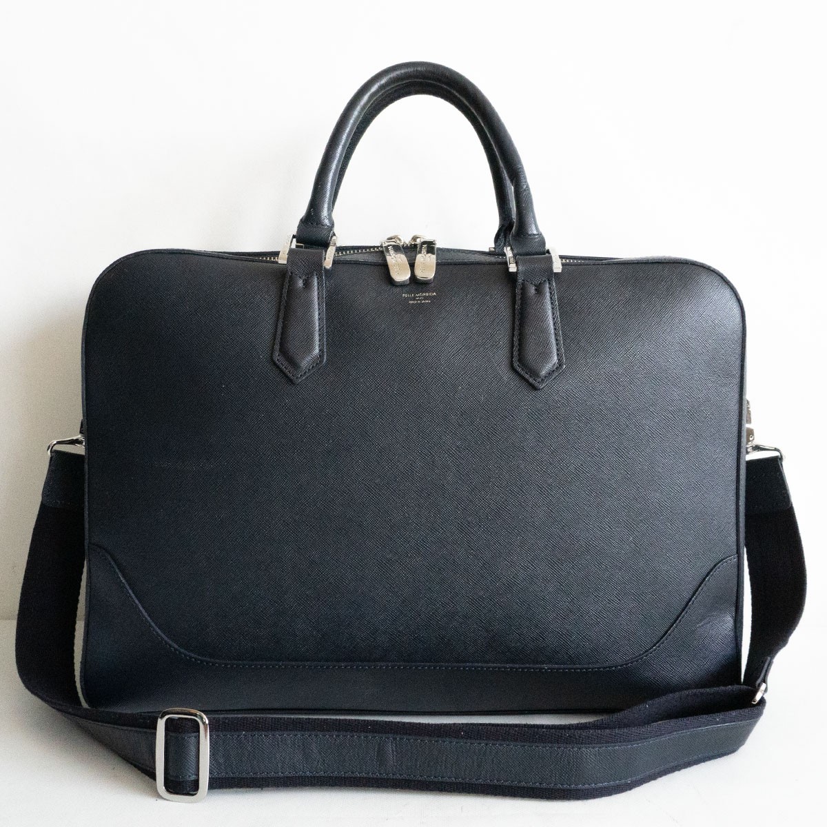PELLE MORBIDA ネイビー ☆Capitanoブリーフバッグ2室タイプ楽天市場