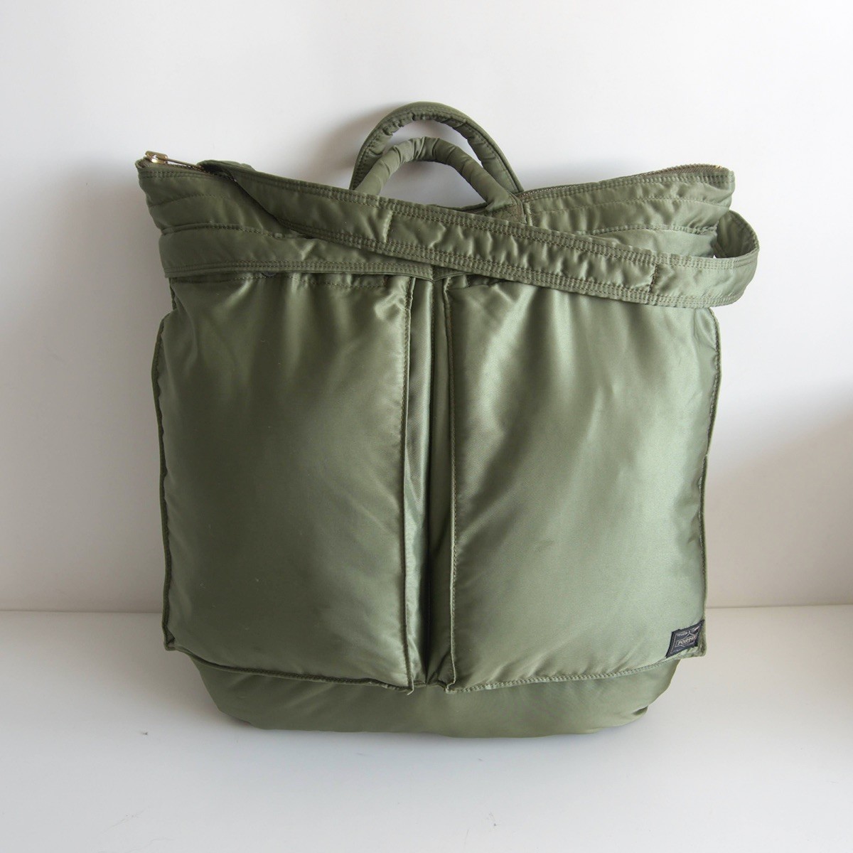 PORTER タンカー ビジネスバッグ 2way ナイロン セージグリーン TANKER