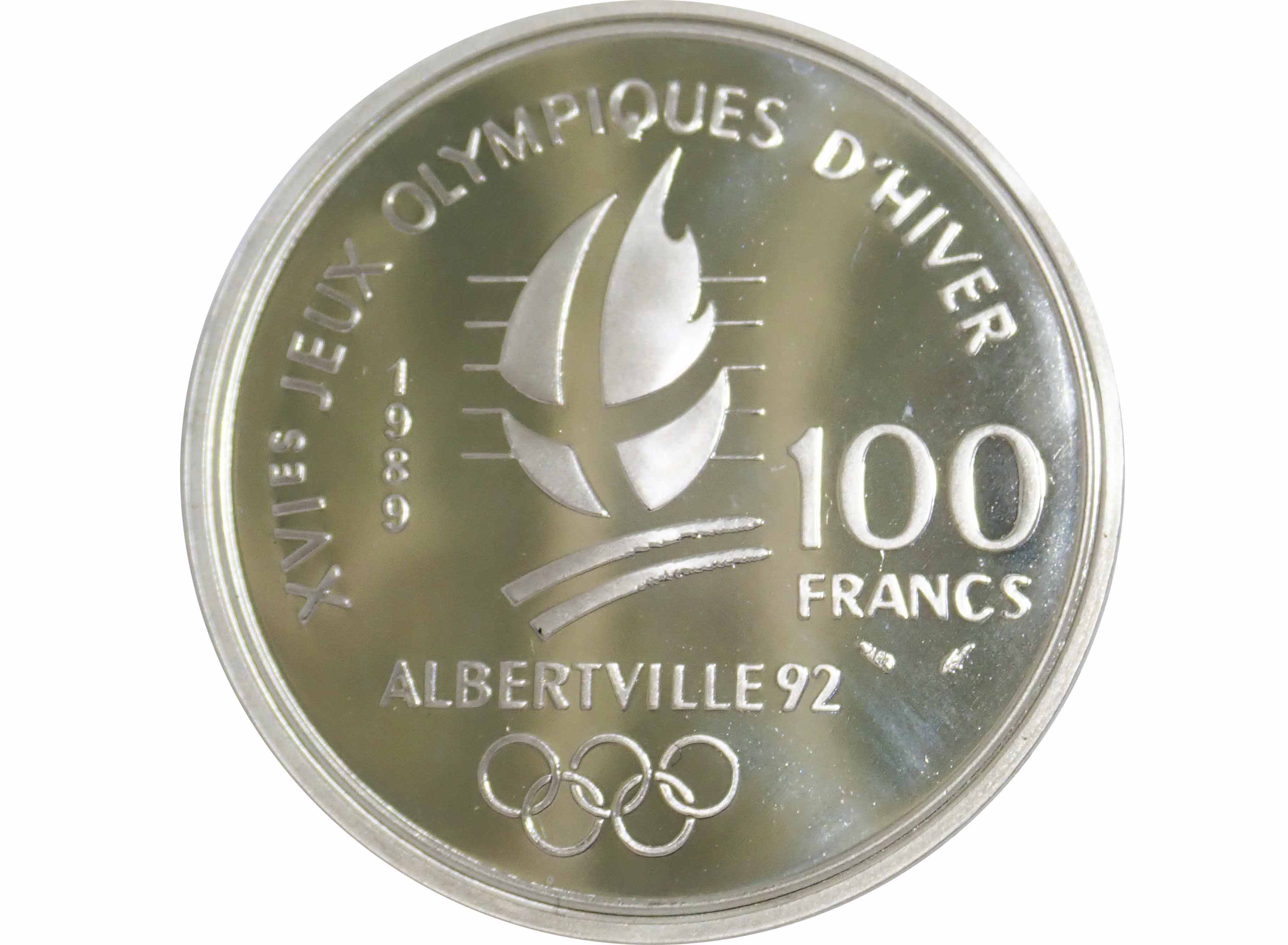 楽天市場】【ALBERTVILLE 92】 アンティークコイン フランス 100フラン