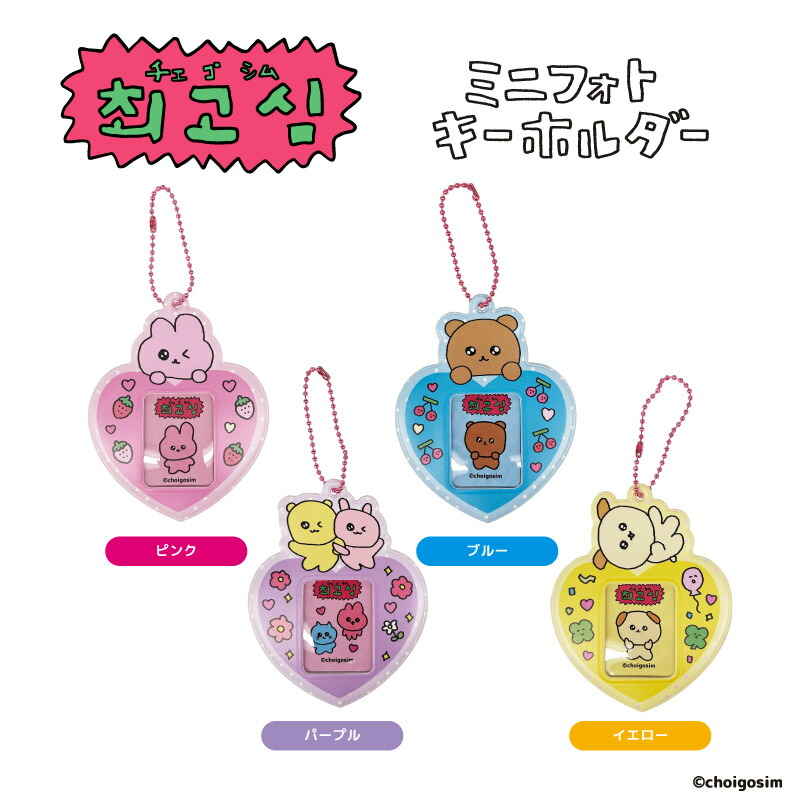 楽天市場】チェゴシム キーホルダー グッズ ミニフォトキーホルダー