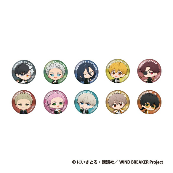 楽天市場】WIND BREAKER トレーディング表情缶バッジBOX(全10種