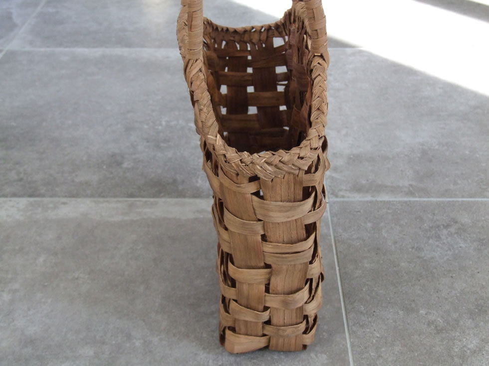 楽天市場】純国産 籠作家悠帆さん作 山葡萄かごバッグ 市松編み 乱れ