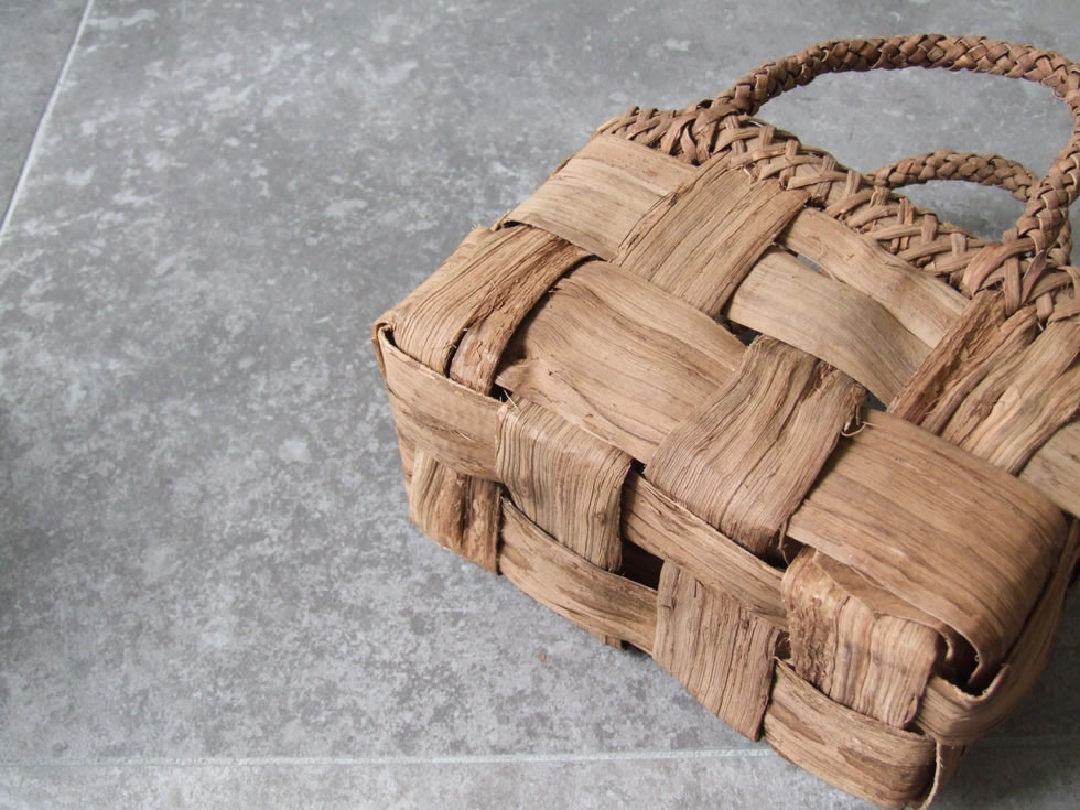 楽天市場】純国産 山葡萄かごバッグ 超極太市松編み : おまめ