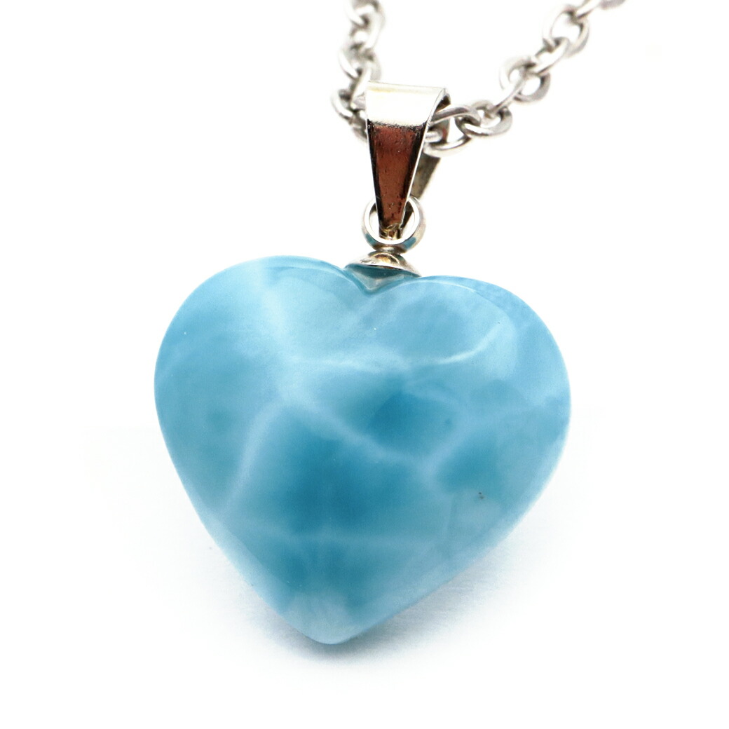 楽天市場】ラリマー ネックレス ハートの通販