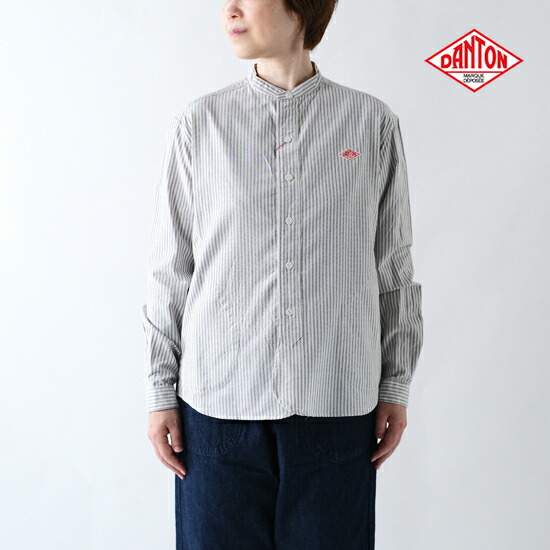 楽天市場】ダントン DANTON レディース バンドカラー オックスフォード