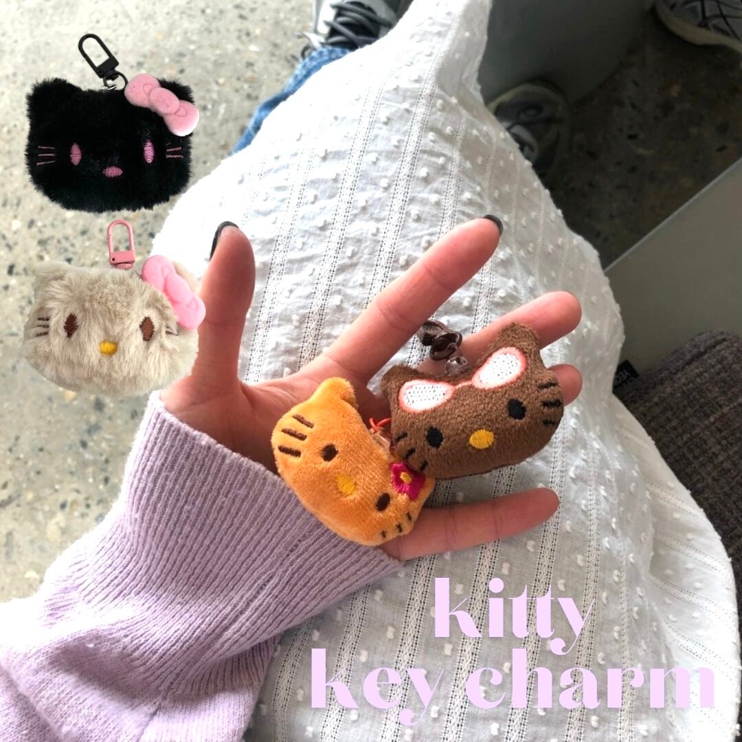 楽天市場】ハローキティ チャーム キーリング 日焼けキティ 焦げキティ