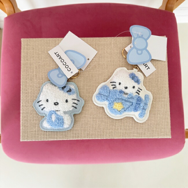 楽天市場】キーリング キティ キーホルダー バッグにつける バッグ