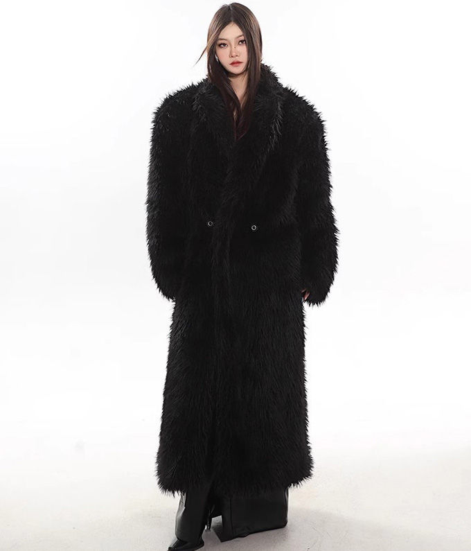 楽天市場】ファーコート フォクス フェイクファーコート レディース