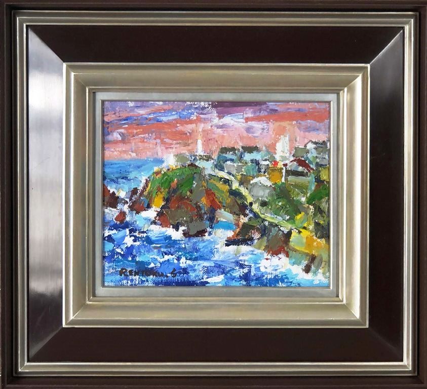 楽天市場】清水錬徳 「岬」 油彩3号 : 小野画廊