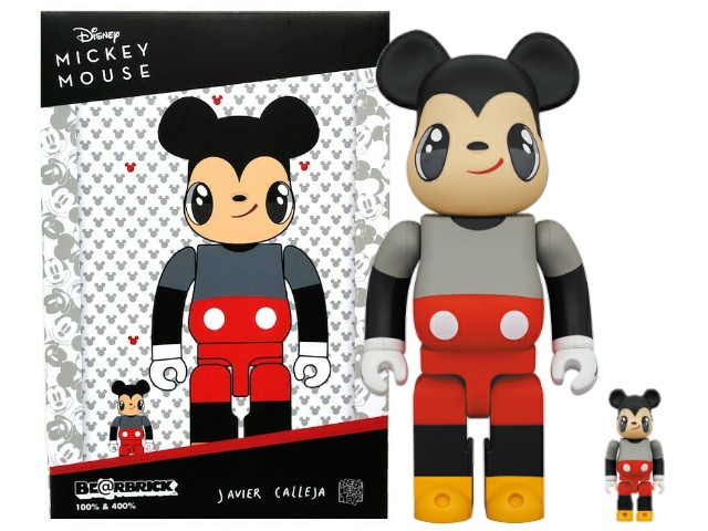 楽天市場】BE@RBRICK Javier Calleja MICKEY MOUSE 100% & 400