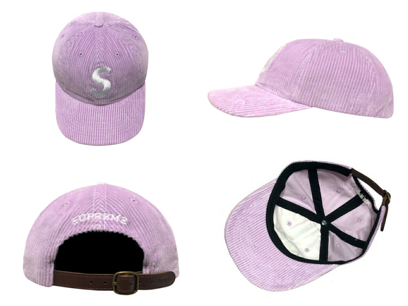 楽天市場】SUPREME シュプリーム キャップ 24AW 新品 ライトパープル