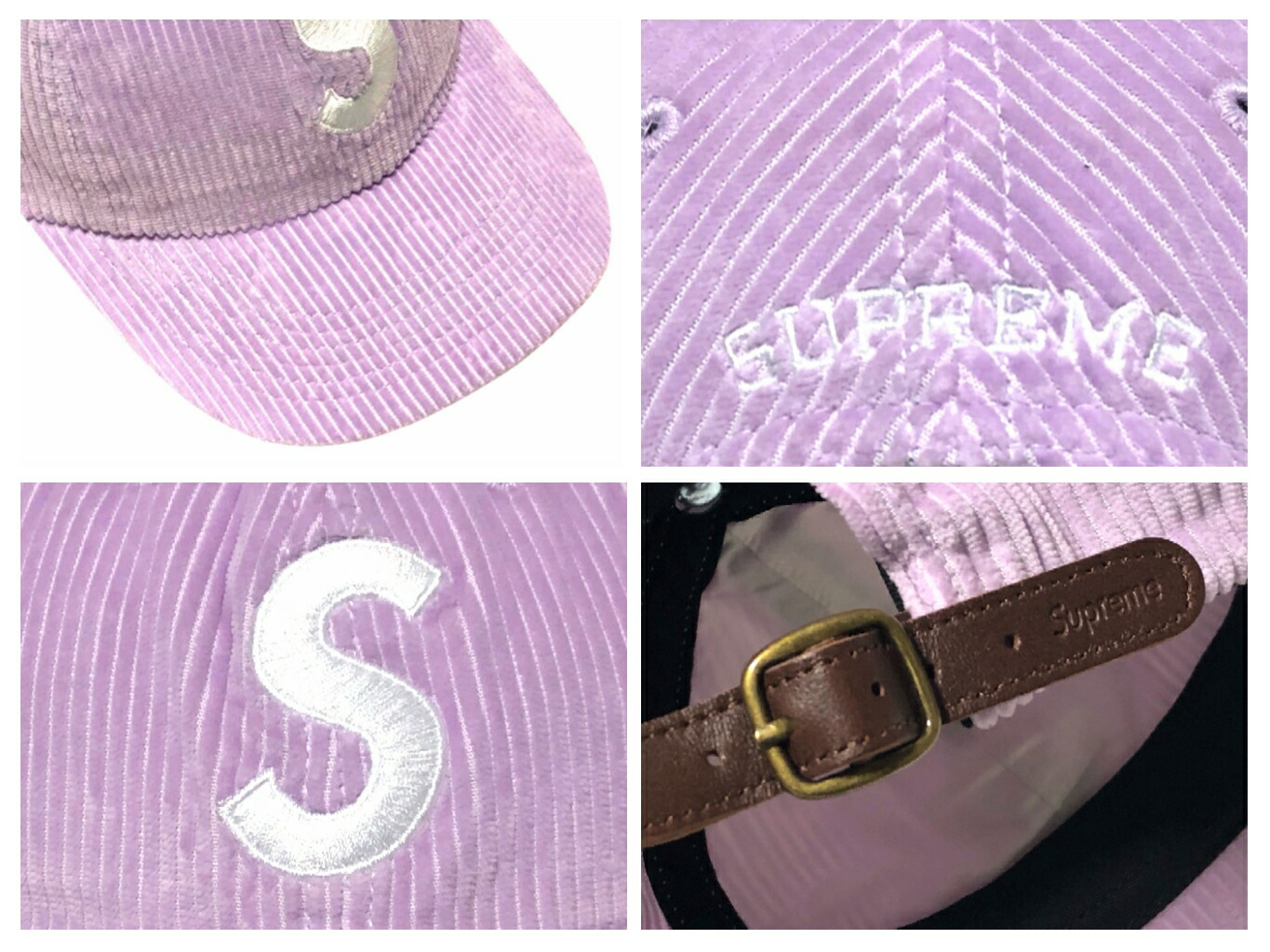 楽天市場】SUPREME シュプリーム キャップ 24AW 新品 ライトパープル
