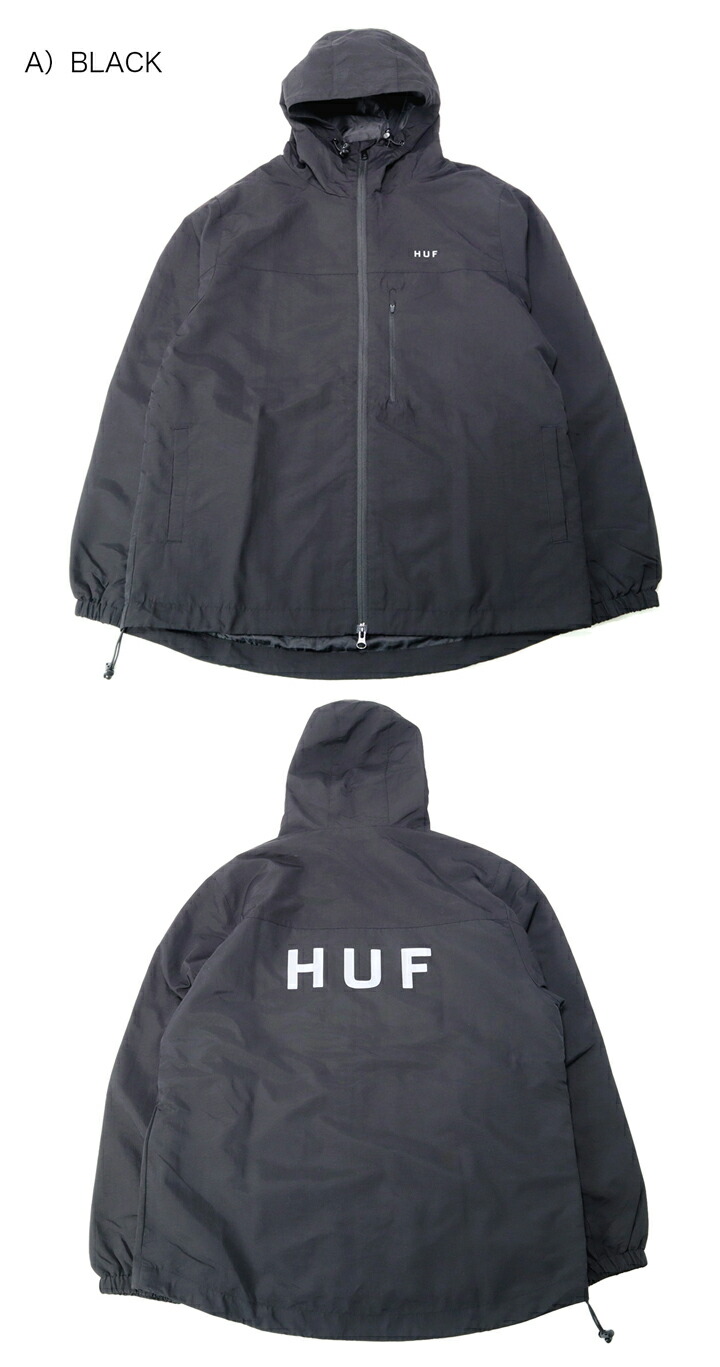 楽天市場】ハフ HUF アパレル ナイロンジャケット ESSENTIALS ZIP