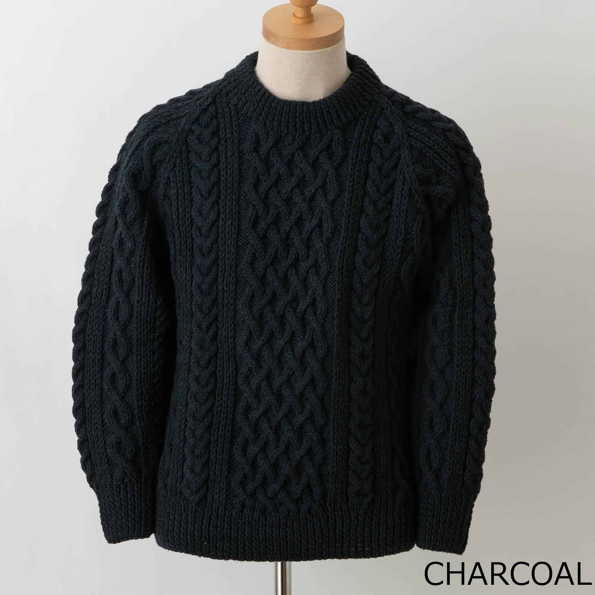 楽天市場】インバーアラン INVERALLAN クルーネック長袖ニット ARAN