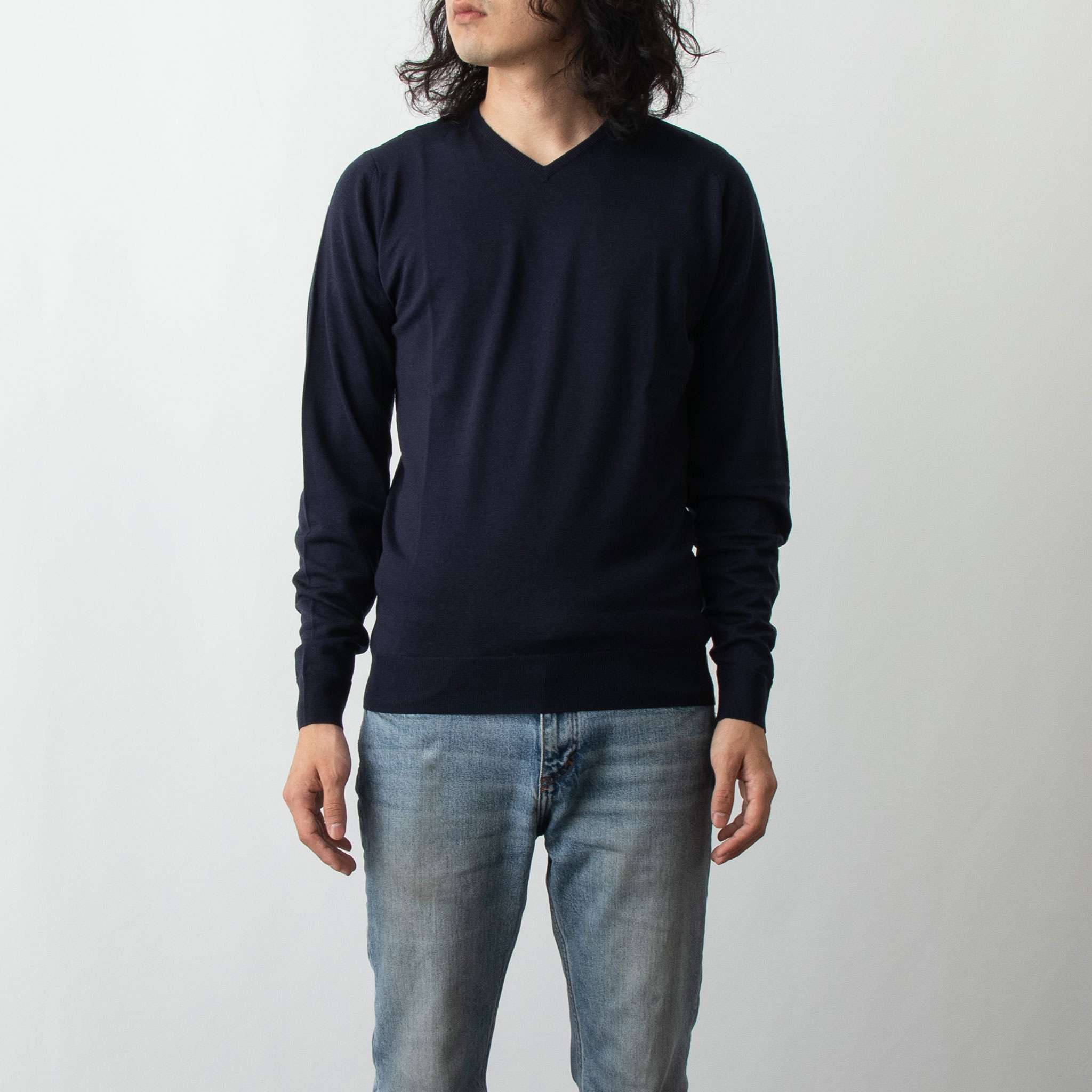 楽天市場】ジョンスメドレー JOHN SMEDLEY Vネック長袖ニット SHIPTON