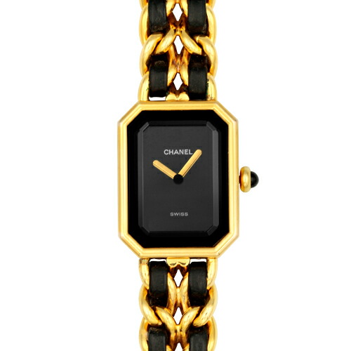 楽天市場】シャネル CHANEL プルミエール Lサイズ GP×革 26mm×20mm