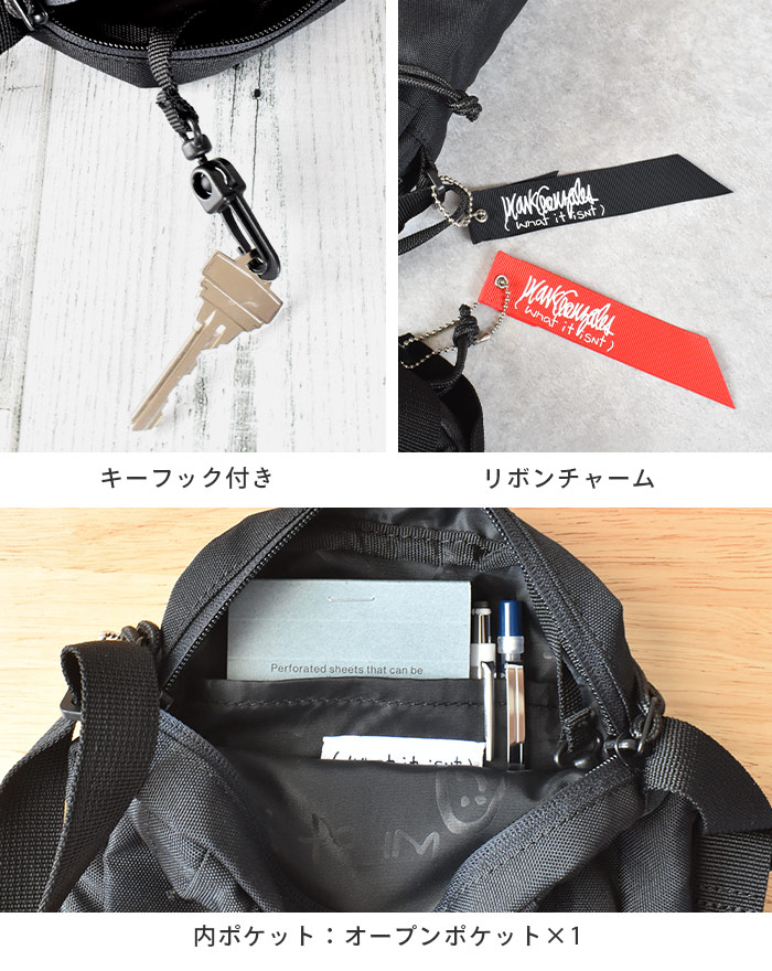 楽天市場】ショルダー バッグ メンズ マークゴンザレス ロゴタグ